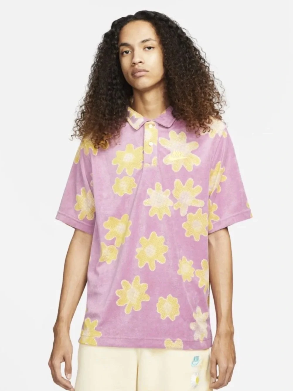 Nike sportswear flower polo